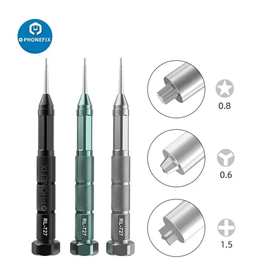 RELIFE RL-727 3D Screwdriver Extreme Edition for Phone Repair, a precision screwdriver tool from PHONEFIX for electronics repair.