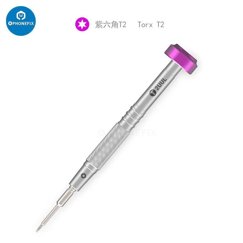 2UUL 3D precision screwdriver from PHONEFIX for mobile phone repair, featuring a compact screwdriver tool for electronics repair.