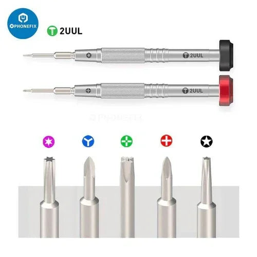 PHONEFIX Precision Everyday Screwdriver Kit with 0.8mm P2 Pentalobe screwdriver for phone repair and professional tool use