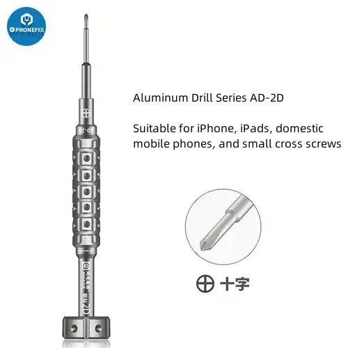 PhoneFix Precision Everyday Screwdriver Kit with 0.8mm P2 Pentalobe tip, ideal for professional phone repair tools.