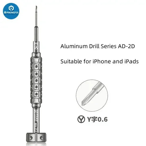 PHONEFIX Precision Everyday Screwdriver Kit with 0.8mm P2 Pentalobe tip for phone repair and professional electronics work.