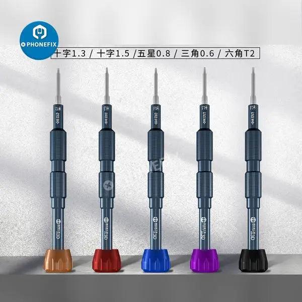 HMT 3D Precision Alloy Screwdriver Tool Kit for Phone Repair by PHONEFIX, featuring multiple screwdrivers for electronic device repair.
