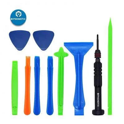 PhoneFix All-In-1 Screen Opening Tool and Screwdriver Set for phone repair, featuring multiple tools for device opening and fixing.