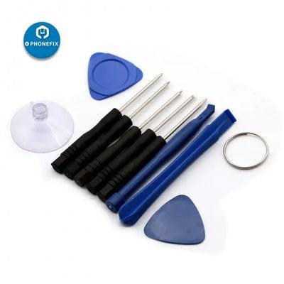 PHONEFIX Kit de tournevis tout-en-un pour l'ouverture d'écran, idéal pour la réparation de téléphones. Il comprend divers outils pour une ouverture précise de l'écran et de l'appareil.