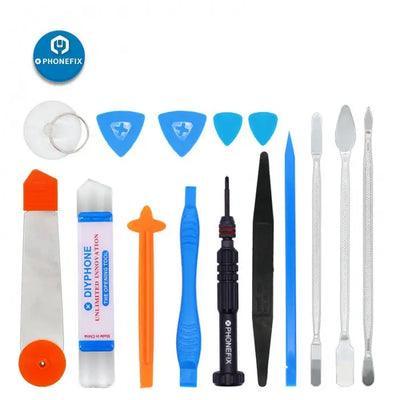 PHONEFIX Kit de tournevis et d'outils tout-en-un pour l'ouverture d'écran, idéal pour la réparation de téléphones portables.