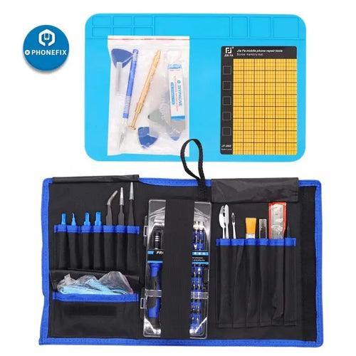 PhoneFix all-in-1 professional electronic repair toolkit with screwdriver tools for laptops, PCs, tablets, and phones.