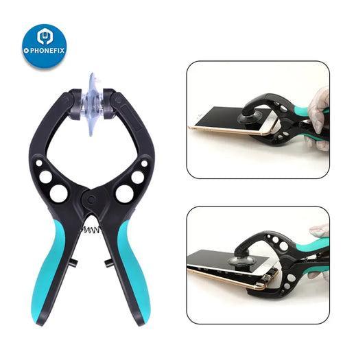 PHONEFIX multifunction screwdriver set with pry opening tools for mobile phone repair, includes various precision screwdriver tools.