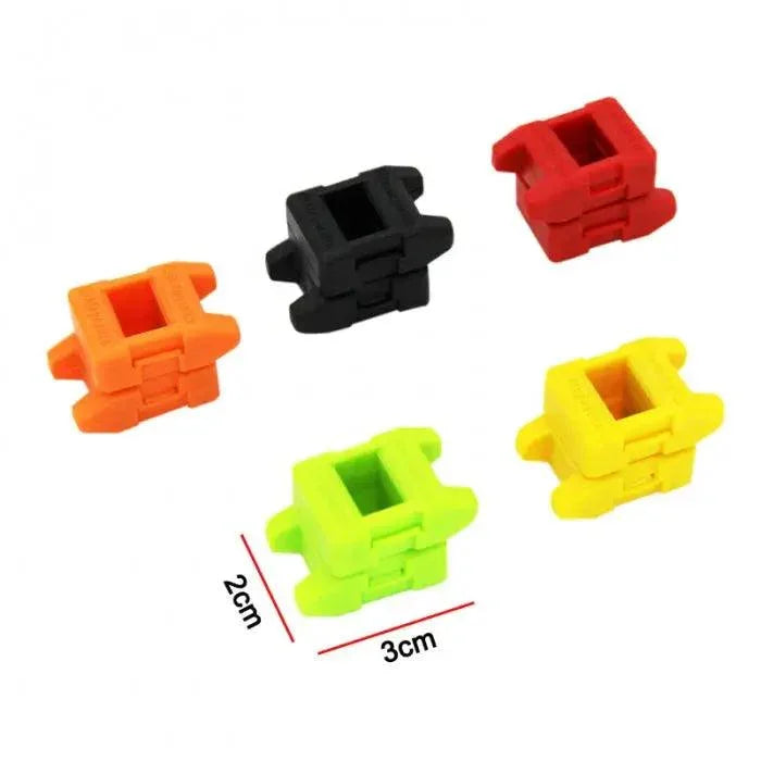PHONEFIX Magnetizador y desmagnetizador 2 en 1 para puntas de destornillador, herramienta versátil para aplicaciones magnéticas y desmagnéticas.