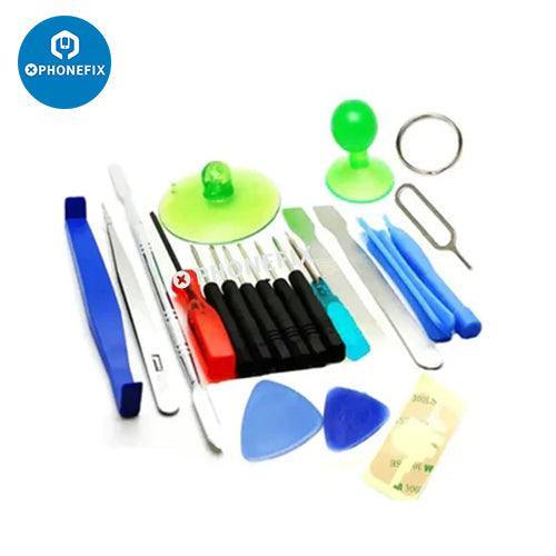 PHONEFIX 21-in-1 DIY phone repair screwdriver tool kit for iPhone models, includes essential screwdrivers for phone repair.