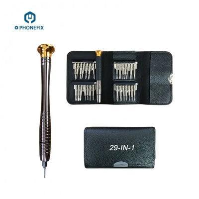 PHONEFIX Kit de tournevis de poche multifonction avec outils d'ouverture d'écran pour la réparation de téléphones, kit de réparation compact et polyvalent.