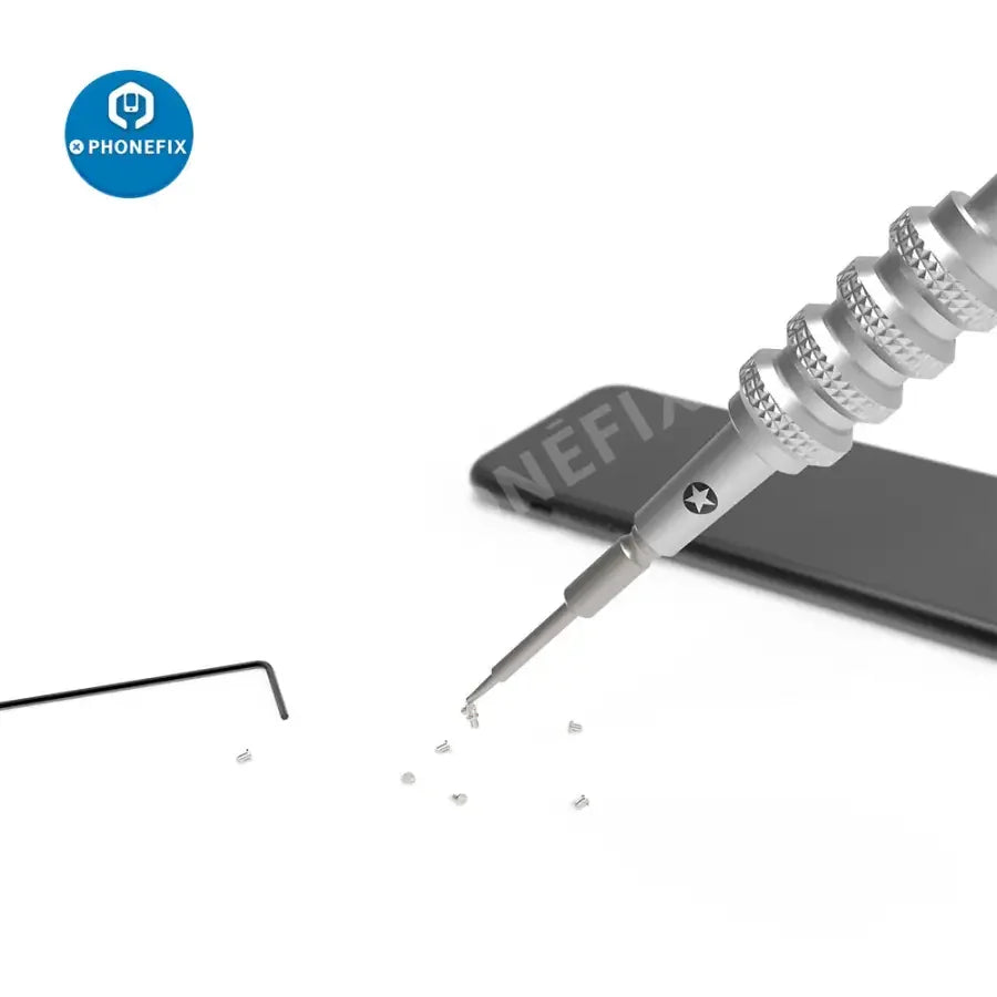 PhoneFix 2UUL Scroo Lollipop screwdriver set with five precision screwdrivers for phone repair and electronics maintenance.