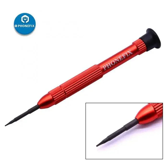 PHONEFIX 5-piece precision screwdriver set with hand tools for iPhone and Huawei repair, ideal for electronic device maintenance.