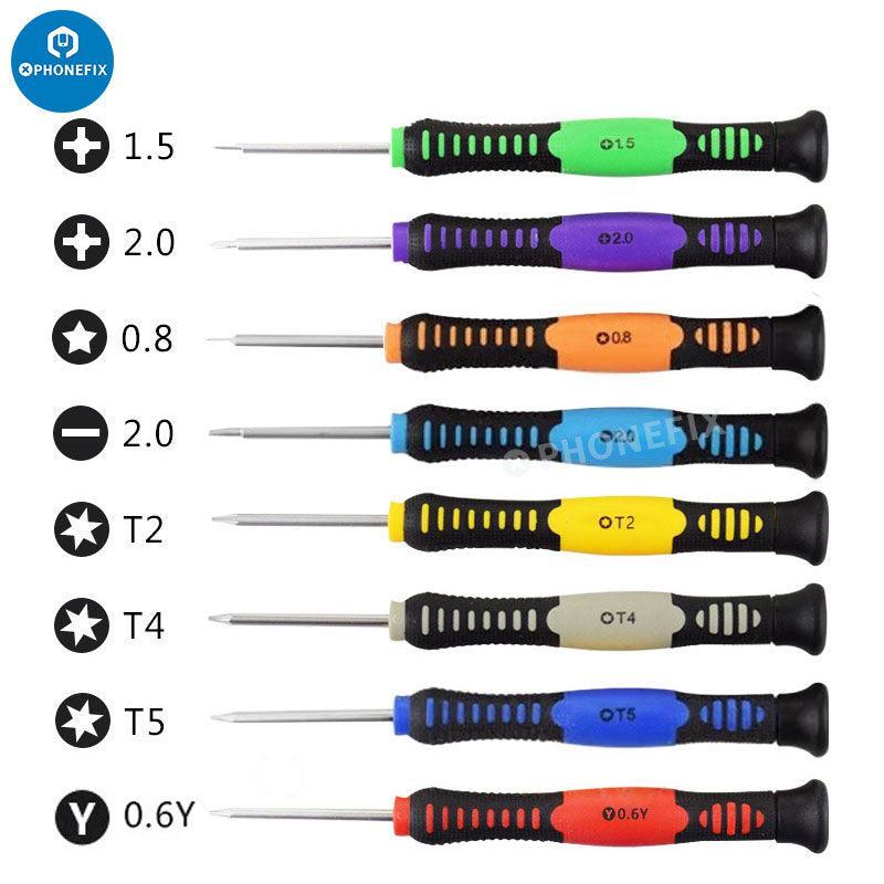 PHONEFIX all-in-1 spudger pry tool and screwdriver set for phone screen opening and repair, with various precision tools.