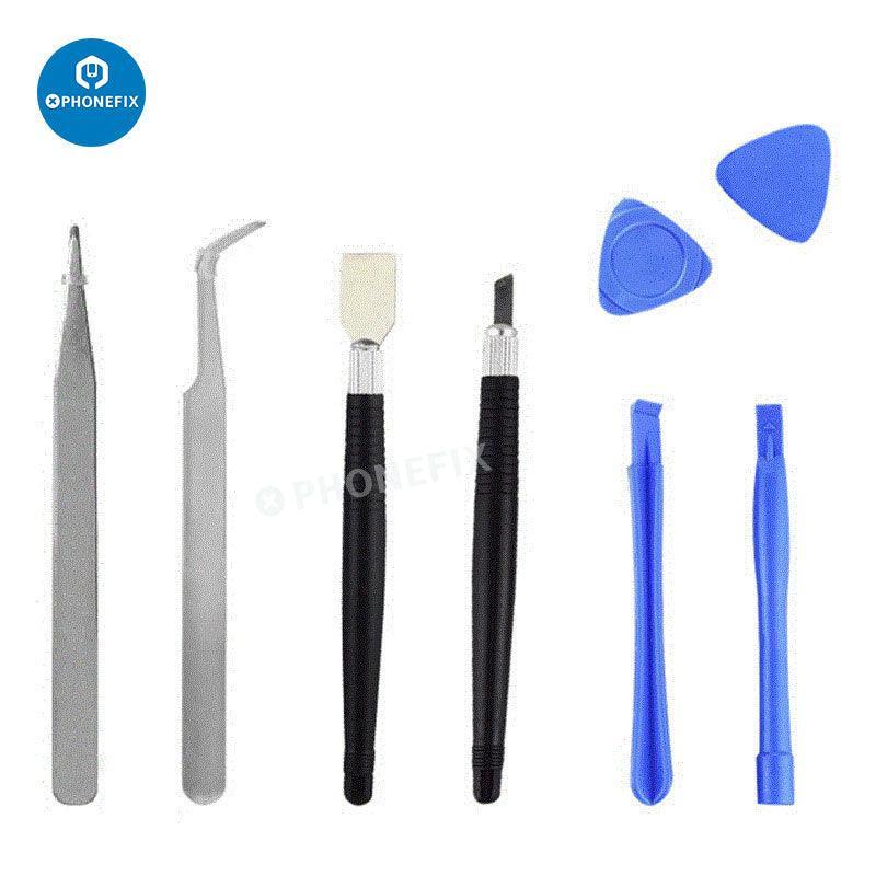 PHONEFIX all-in-1 spudger pry toolset with screwdrivers for phone screen opening and repair, ideal for electronics repair tasks.