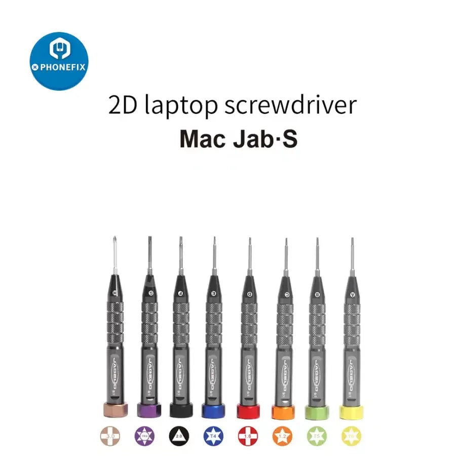 PHONEFIX professional laptop and MacBook Pro screwdriver set with precision tools for MacBook Air and Pro disassembly.