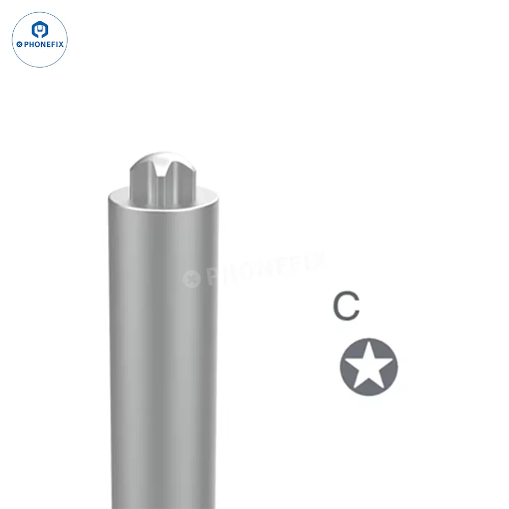 PHONEFIX Qianli ToolPlus iThor Upmarket 3D screwdriver with Phillips 1.5mm tip, precision repair tool for electronic devices.