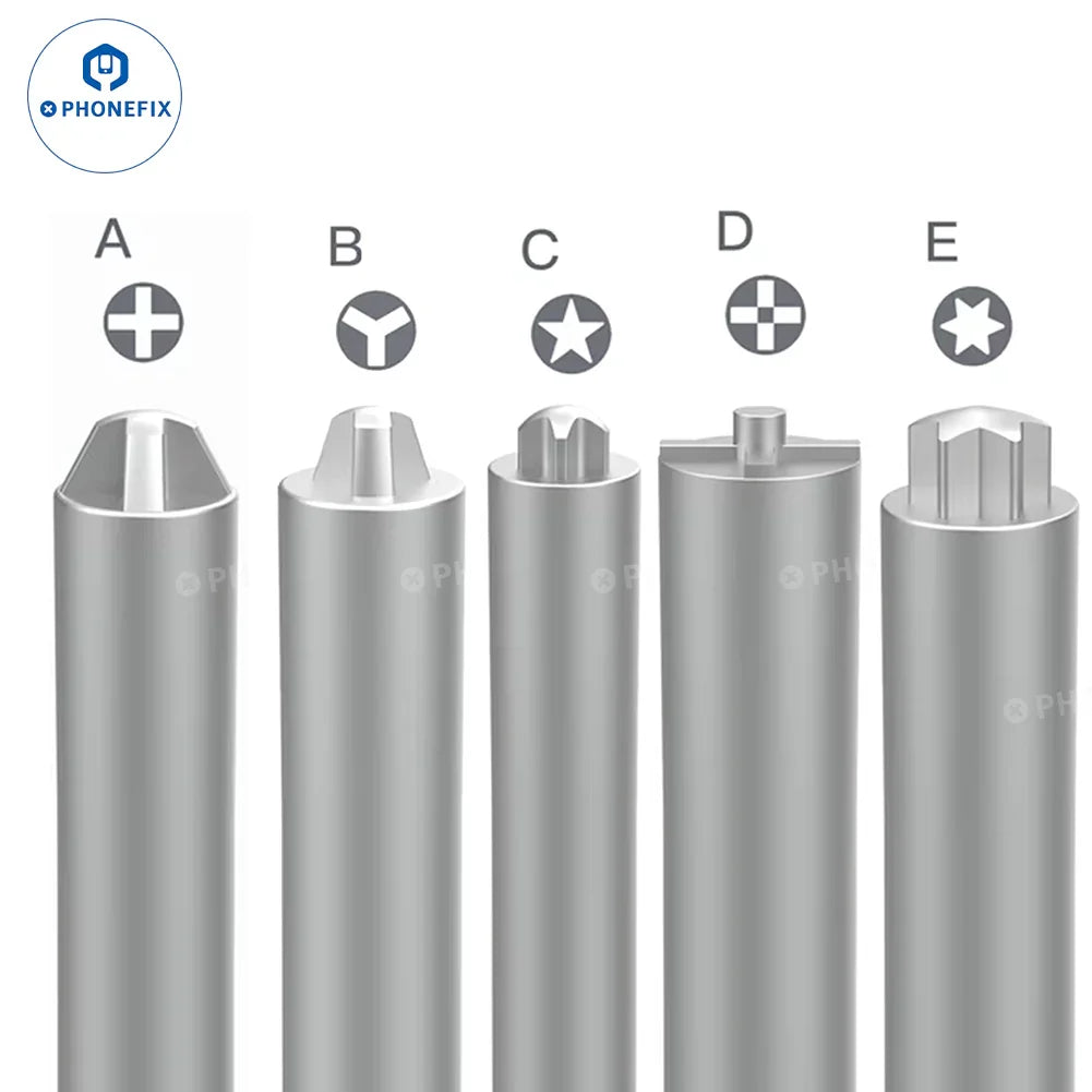 PHONEFIX Qianli ToolPlus iThor Upmarket 3D screwdriver with precision tips for smartphone repair and electronics maintenance.