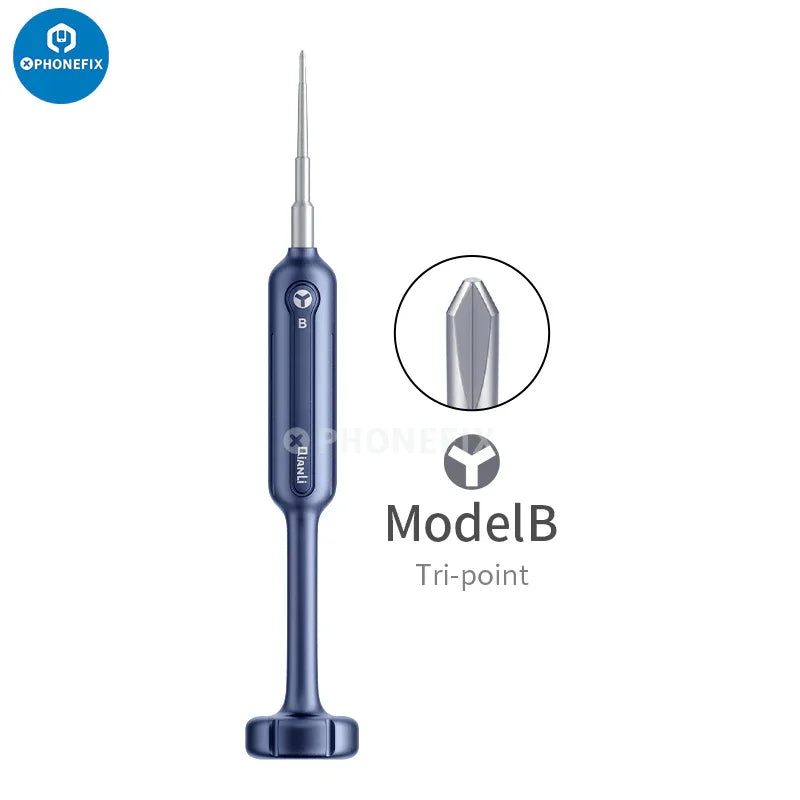 PhoneFix Qianli 2D Flyfish Phillips screwdriver tool for iPhone disassembly, assembly, and repair. Compact, precision screwdriver.