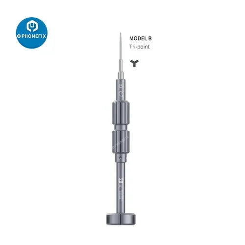 PhoneFix Qianli 2D Flyfish Phillips screwdriver for iPhone disassembly and repair, featuring precision tool for electronic device repair.