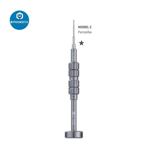 Qianli 2D Flyfish Phillips screwdriver tool for iPhone disassembly and repair, featuring a 1.5mm precision screwdriver from PHONEFIX.