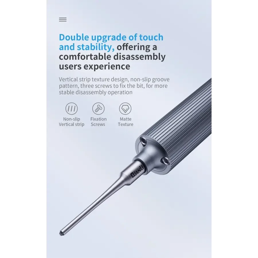 PHONEFIX Qianli 3D Ultra Feel screwdriver set for phone disassembly, featuring Phillips screwdrivers and precision tools.