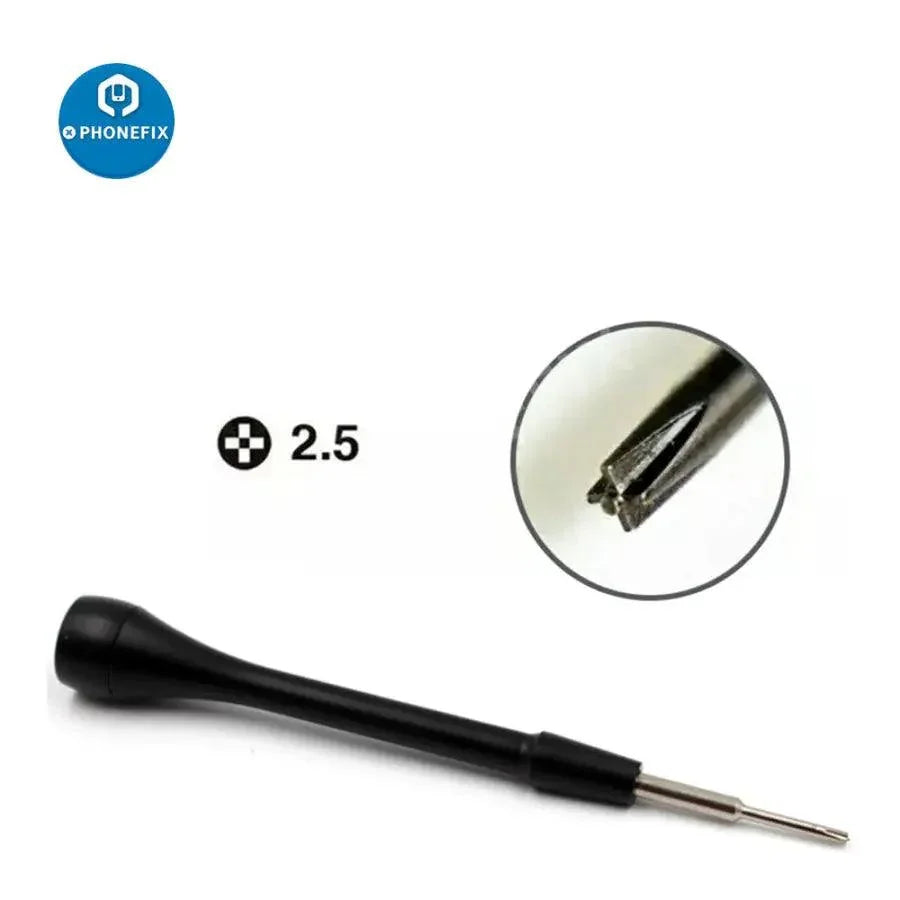 PhoneFix WOLVE-800 3D non-slip precision screwdriver with black handle, ideal for phone repair and electronics repair tools.