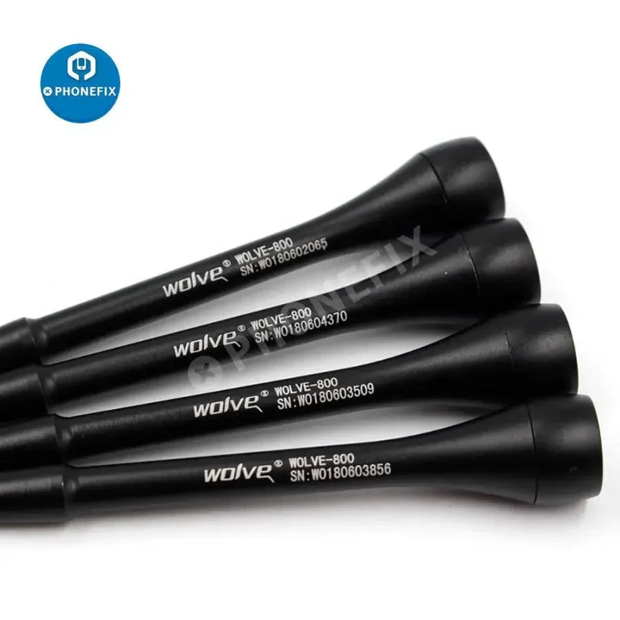 PhoneFix WOLVE-800 3D non-slip precision screwdriver with black handle, designed for phone repair tools and high-accuracy screw driving.
