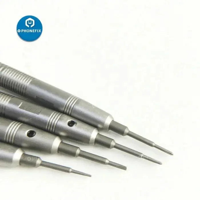 PhoneFix durable S2 steel anti-rust screwdriver with anti-slip grip and precision vanadium bits for reliable screwdriving.