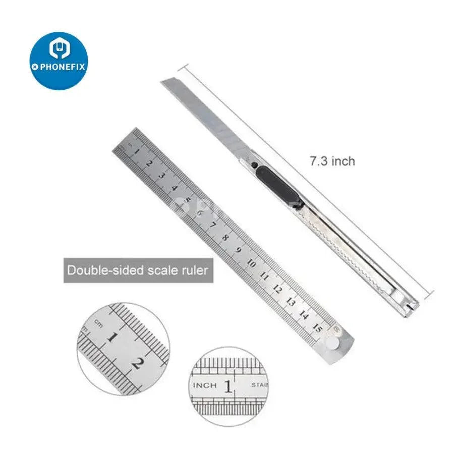 PHONEFIX 21-in-1 DIY iPhone repair kit with screwdriver tools for screen opening and mobile device repairs.