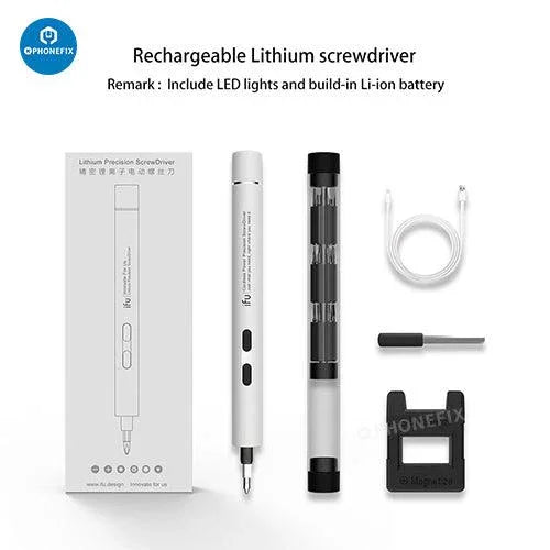 PHONEFIX 23-in-1 precision screwdriver set with various repair tools for phones, PCs, cameras, and watches.