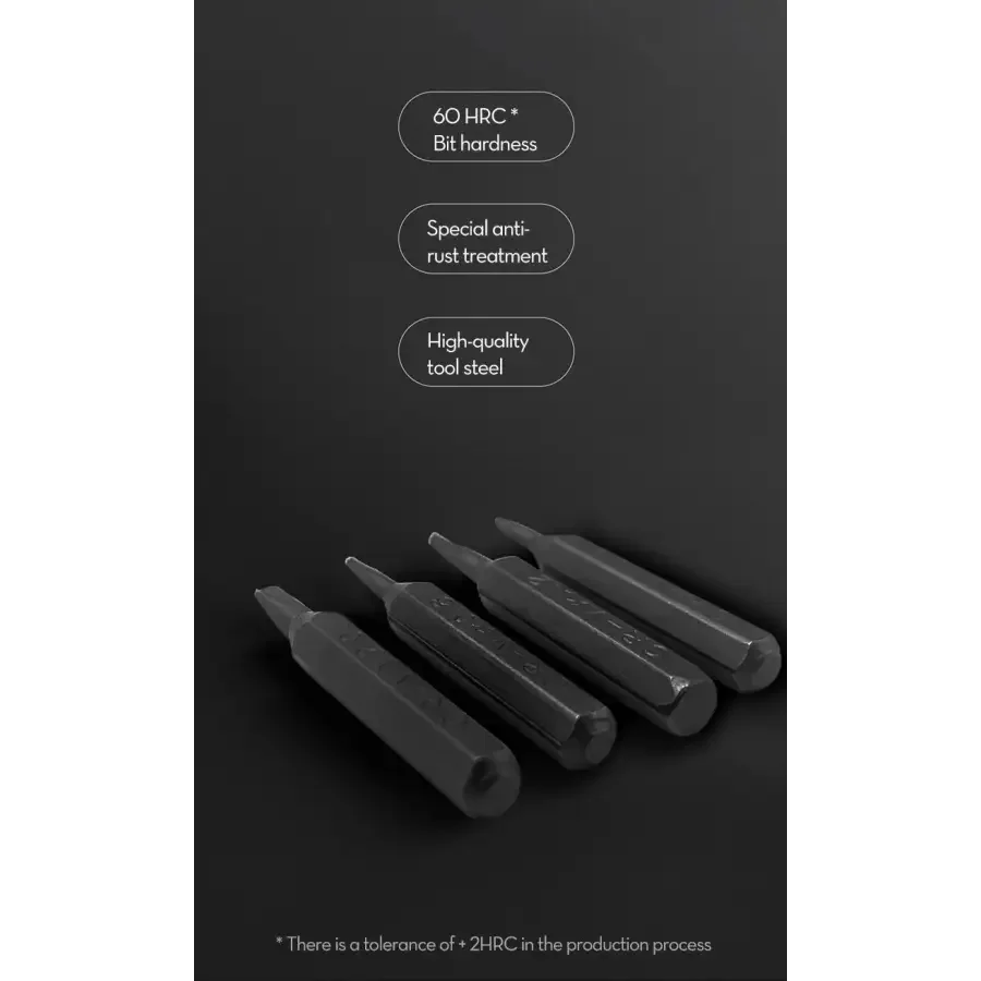 PHONEFIX 25-in-1 small screwdriver kit with various precision tools for iPhone opening and repair tasks.