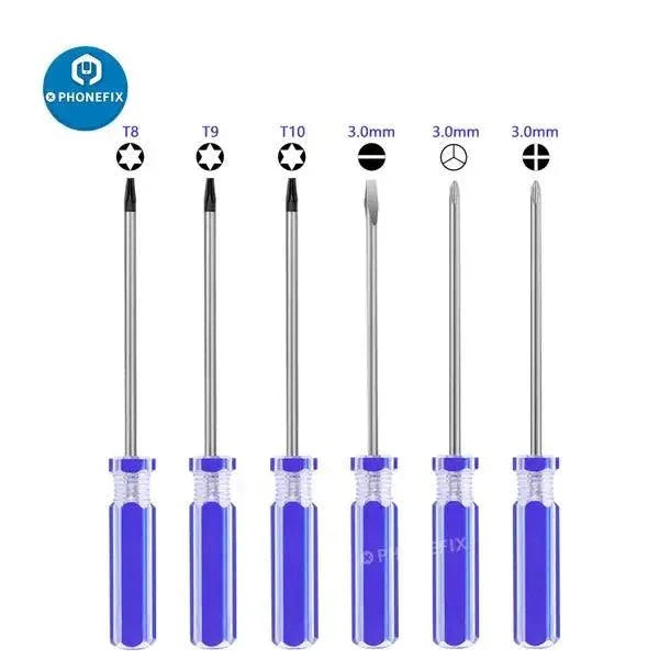 PhoneFix 6-in-1 universal screwdriver tools kit for RC helicopter repair, featuring multiple screwdriver bits for precise maintenance.