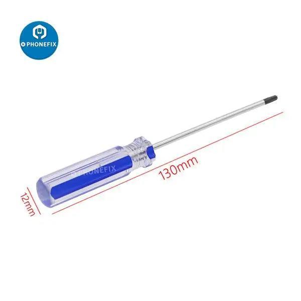 PHONEFIX 6-in-1 universal screwdriver tools kit for RC helicopter repair, showing various screwdriver heads and ergonomic handle.
