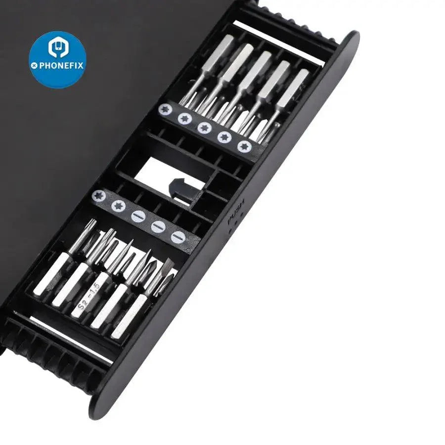 JAKEMY JM-8170 magnetic screwdriver set with DIY magic box, hand tools kit, branded screwdriver tools for electronics repair.