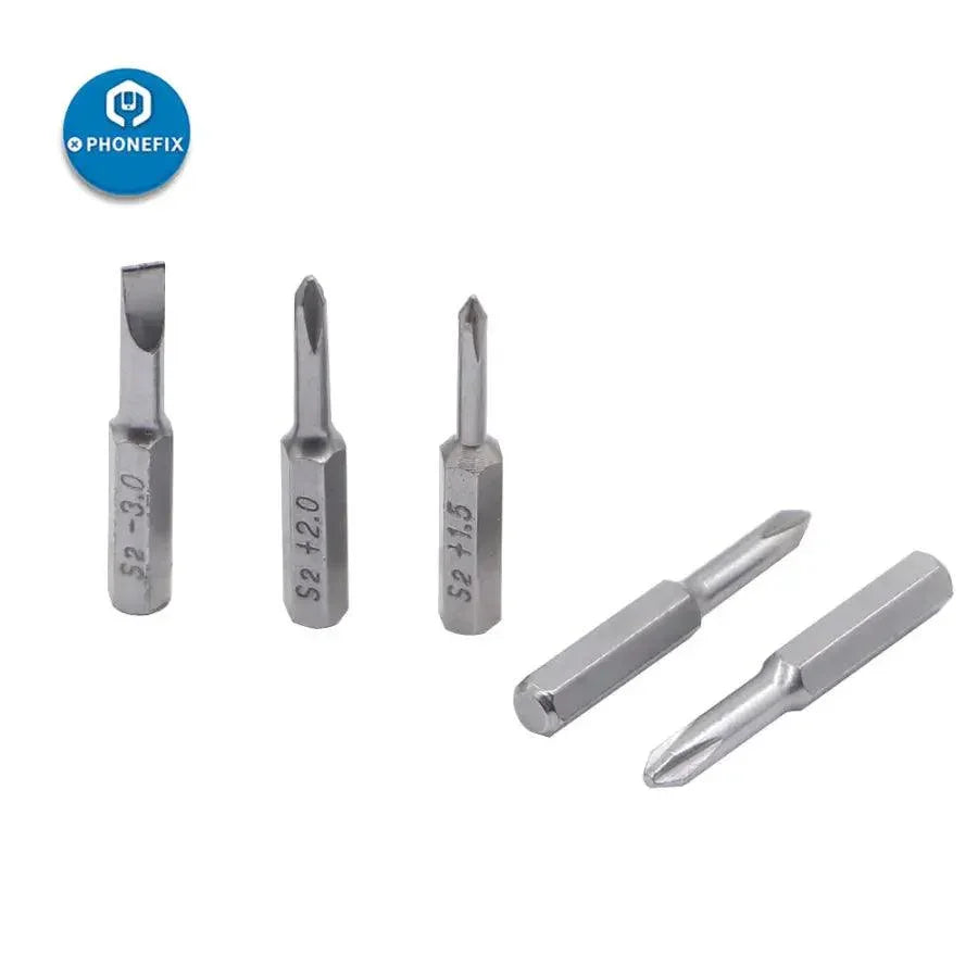 JAKEMY JM-8170 magnetic screwdriver set by PHONEFIX, DIY hand tools kit with magnetic screwdrivers and storage box.