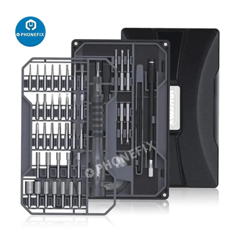 JAKEMY JM-8172 Precision Magnetic Screwdriver Repair Tools Kit with multiple screwdrivers and bits for electronic device repairs