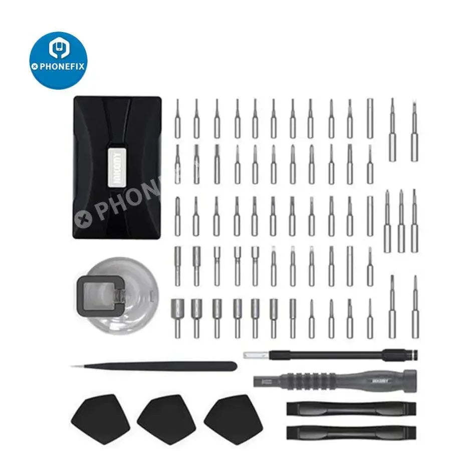 JAKEMY JM-8172 Precision Magnetic Screwdriver Repair Tools Kit with multiple screwdrivers and bits for phone and electronics repair