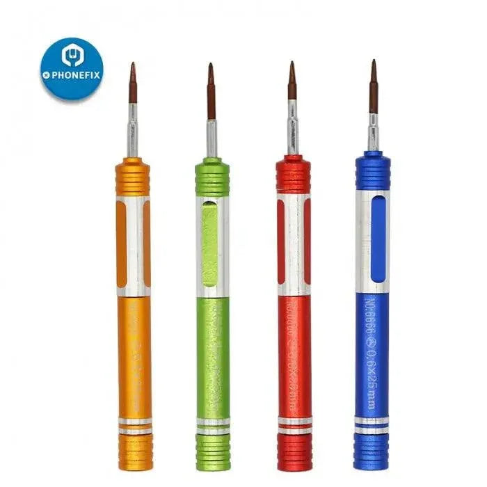 Special Tri-Wing 0.6mm Y tip screwdriver for iPhone opening and repair, used for delicate phone disassembly.