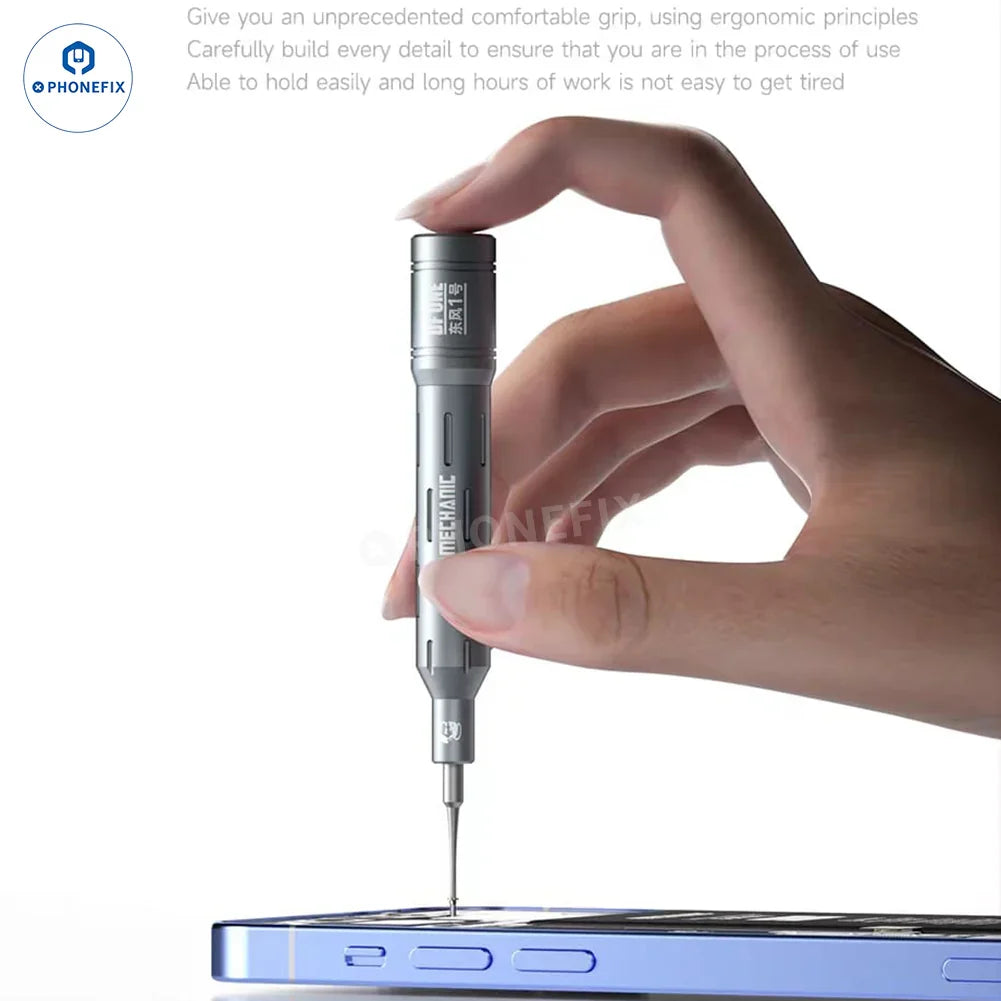 PhoneFix Mechanic DongFeng ONE 2D 3D screwdriver set with precision tools for phone disassembly and repair.