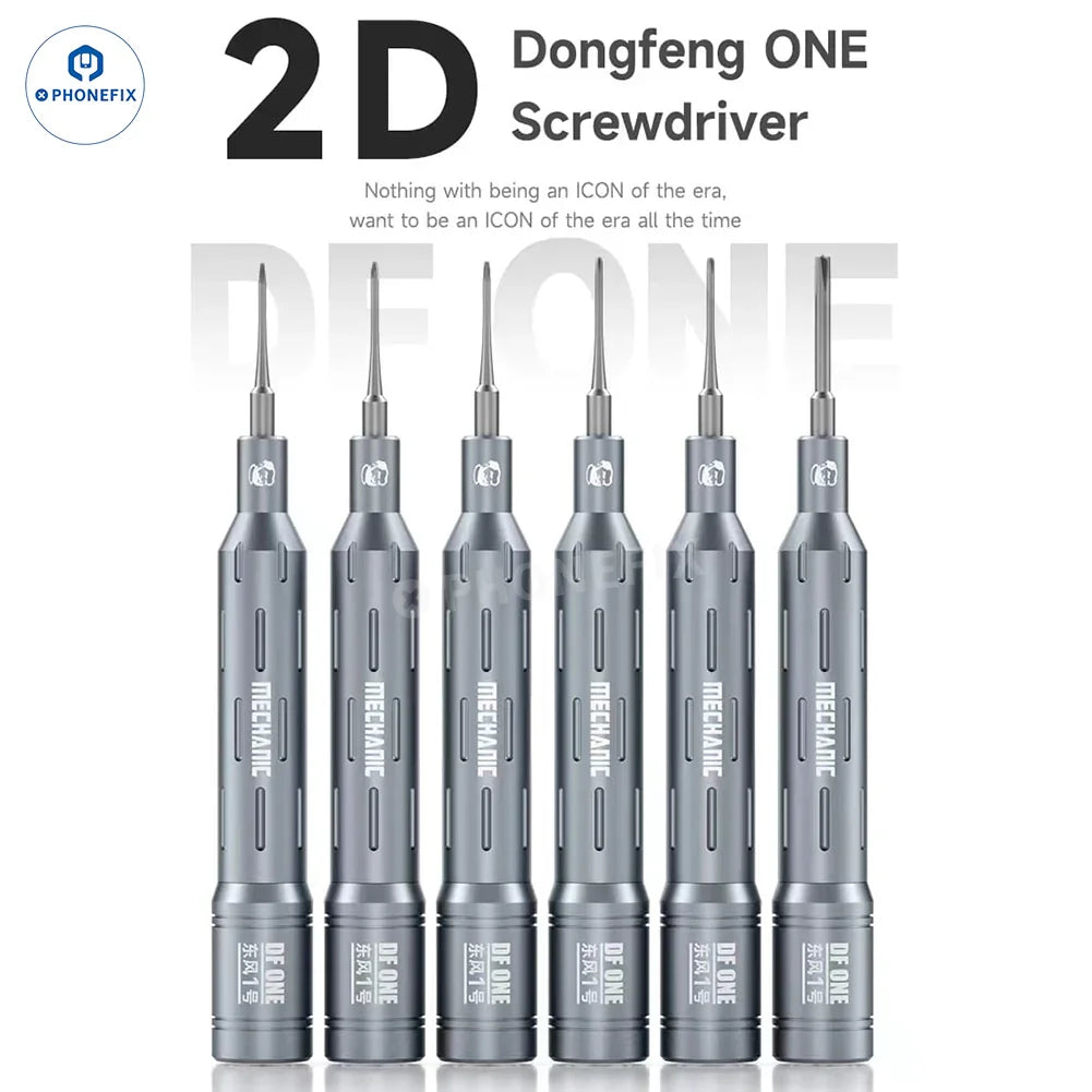 PhoneFIX Mechanic DongFeng ONE 2D 3D Screwdriver Phone Disassembly Set with precision screwdrivers and tools for phone repair.