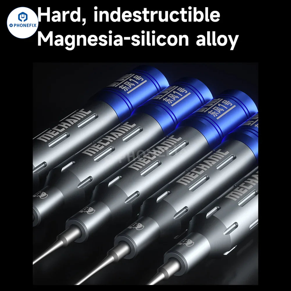 PHONEFIX Mechanic DongFeng ONE 2D 3D screwdriver set with precision tips for phone disassembly and repair.