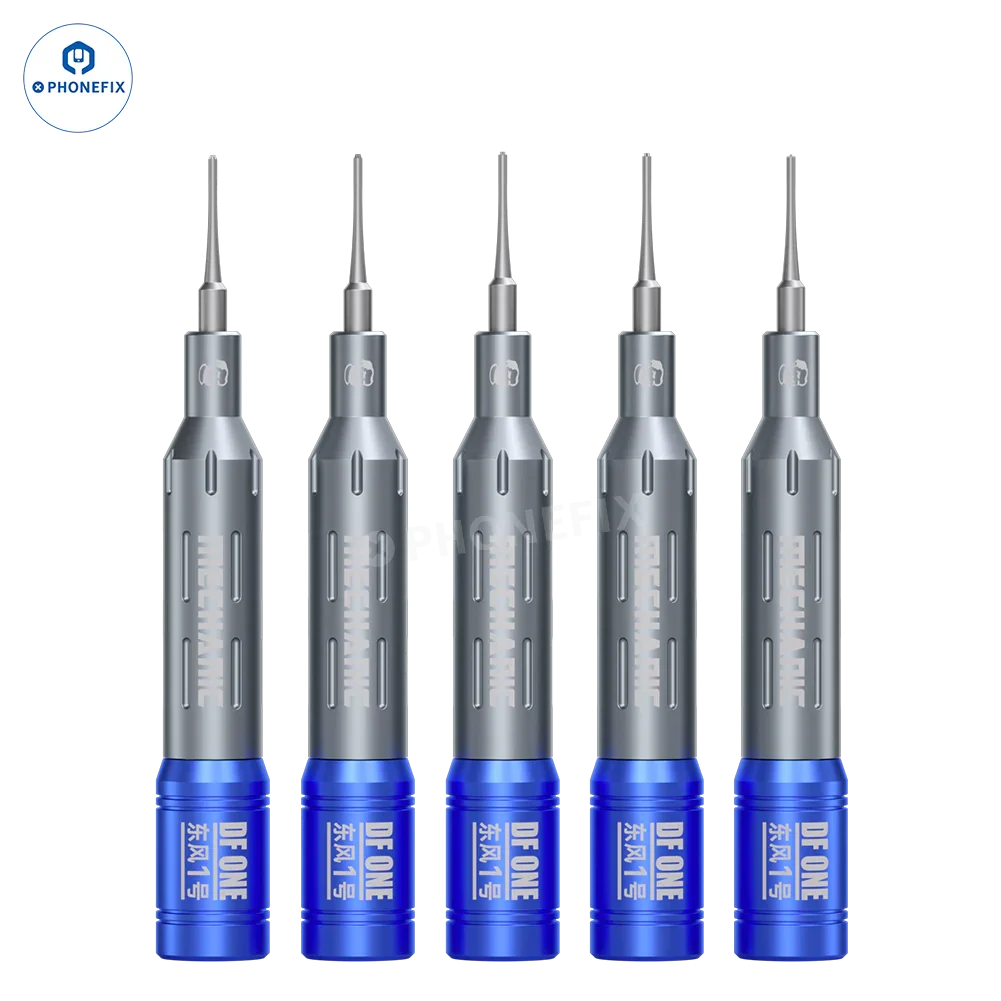 PhoneFix Mechanic DongFeng ONE 2D 3D screwdriver set for phone disassembly, includes various screwdriver tools and bits.