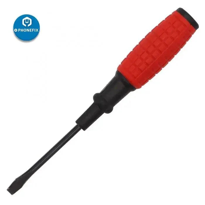 PhoneFix 3-inch screwdriver set with flat-head tips, essential home repair tools for precise screwdriving tasks.