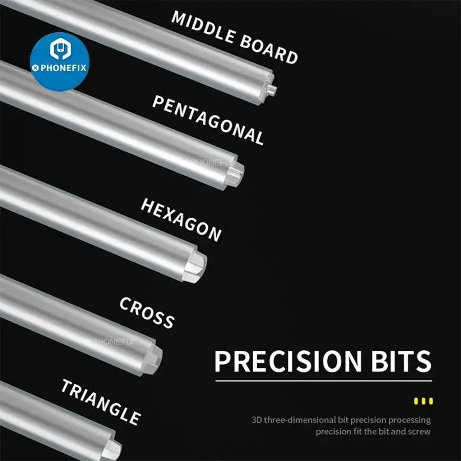 MaAnt 3D Knight high-precision alloy screwdriver for phone repair tools by PHONEFIX, featuring a sleek metallic handle and fine tip.