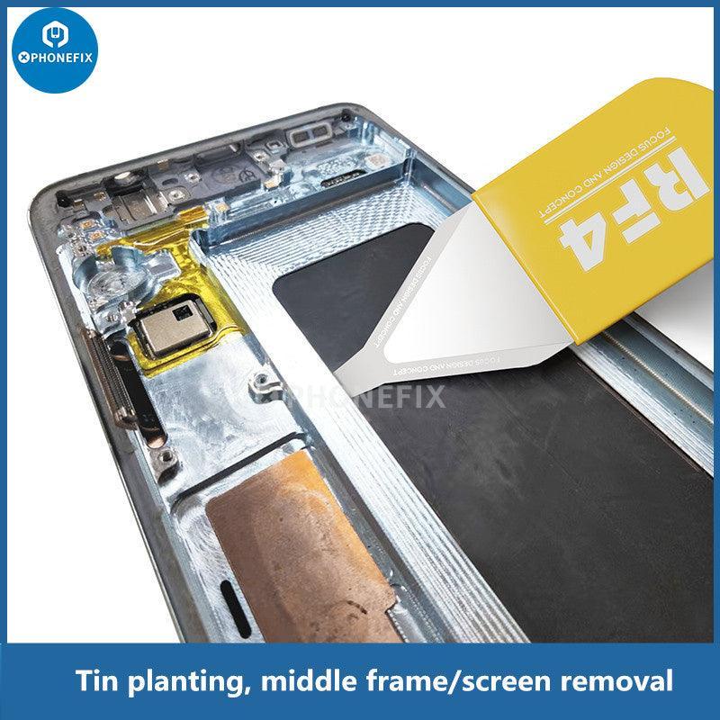 RF4 3D Glue Remover Blade and Pry Knife by PHONEFIX, disassembly screwdriver tools for phone repair and screen removal.