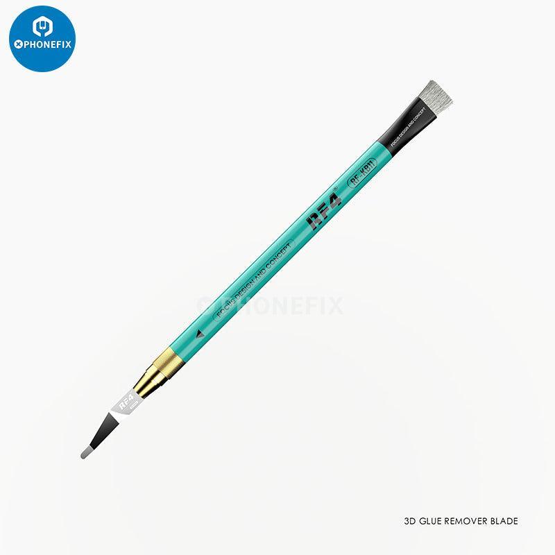 RF4 3D Glue Remover Blade Screwdriver Pry Knife by PHONEFIX, disassembly tool for phone repairs with precision blade and handle.