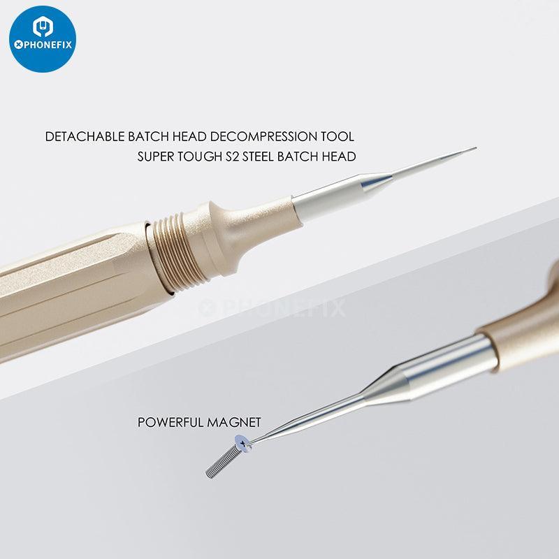 RF4 3D Glue Remover Blade Screwdriver Pry Knife disassembly tool by PHONEFIX for phone repair and electronic device disassembly.
