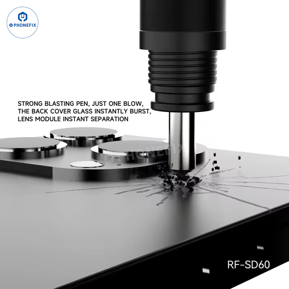 PHONEFIX RF4 RF-SD17 RF-SD35 RF-SD60 phone repair precision screwdriver set with multiple small screwdrivers and ergonomic handles.