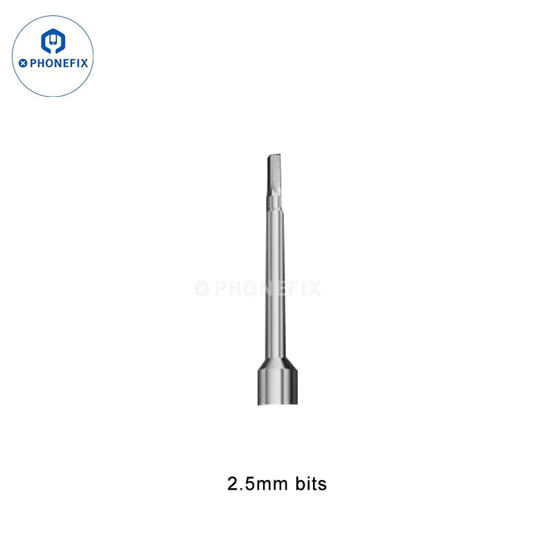 iFixes iN33 3D Precision Torque Screwdriver with 2.5mm bit, designed for phone disassembly and repair tasks.