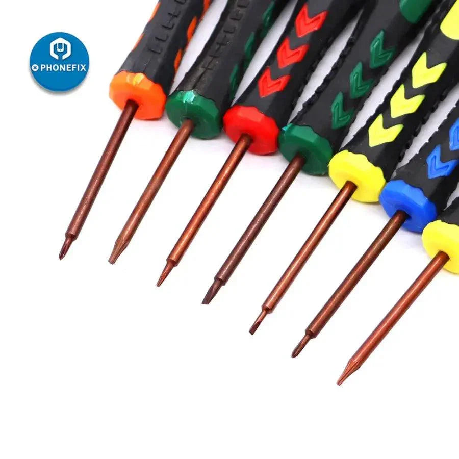 PhoneFix professional screwdriver tools set with precision screwdrivers and opening kits for phone repair.